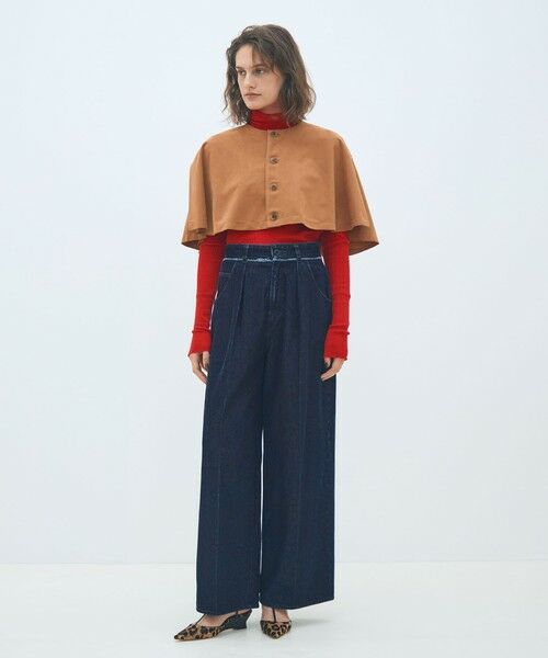 TOMORROWLAND / トゥモローランド デニムパンツ | ハードツイストデニム ワイドパンツ | 詳細1