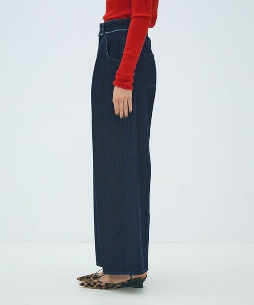 TOMORROWLAND / トゥモローランド デニムパンツ | ハードツイストデニム ワイドパンツ | 詳細3