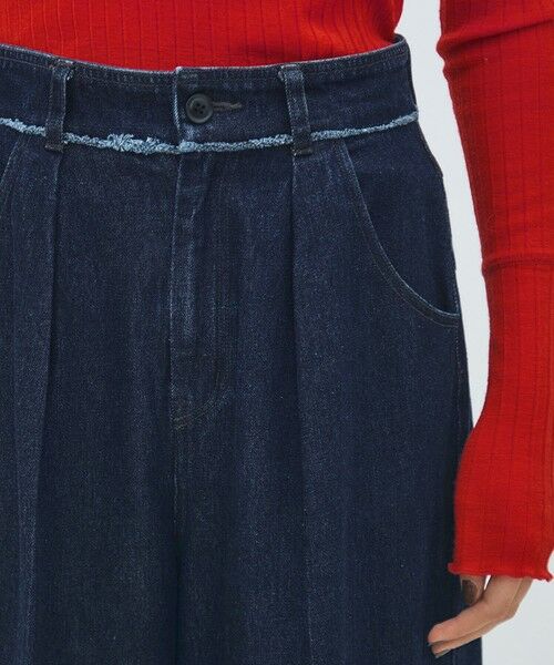 TOMORROWLAND / トゥモローランド デニムパンツ | ハードツイストデニム ワイドパンツ | 詳細5