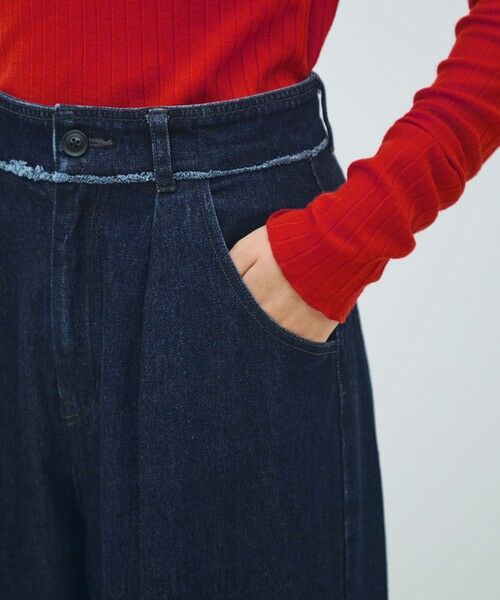 TOMORROWLAND / トゥモローランド デニムパンツ | ハードツイストデニム ワイドパンツ | 詳細7