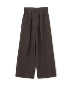 TOMORROWLAND / トゥモローランド デニムパンツ | ハードツイストデニム ワイドストレートパンツ