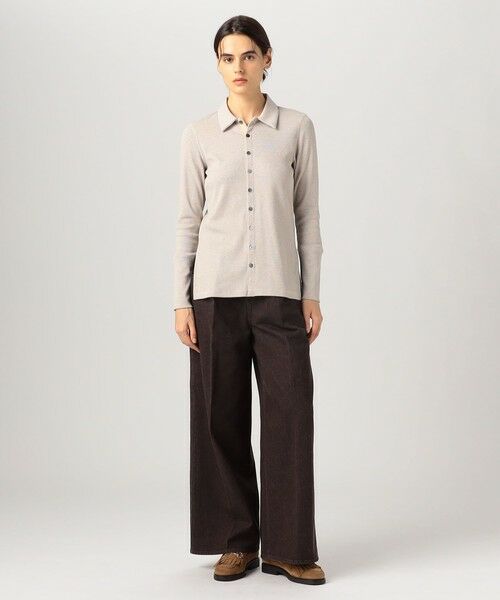 TOMORROWLAND / トゥモローランド デニムパンツ | ハードツイストデニム ワイドストレートパンツ | 詳細1