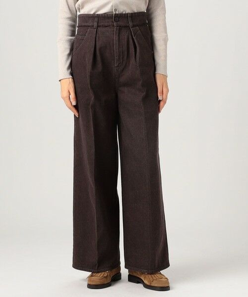 TOMORROWLAND / トゥモローランド デニムパンツ | ハードツイストデニム ワイドストレートパンツ | 詳細2