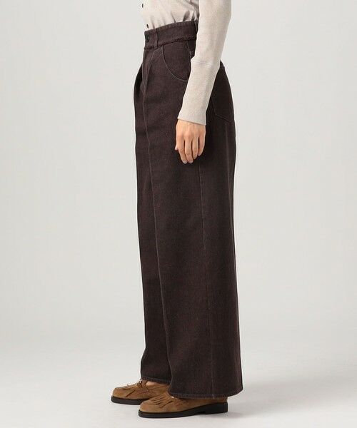 TOMORROWLAND / トゥモローランド デニムパンツ | ハードツイストデニム ワイドストレートパンツ | 詳細3