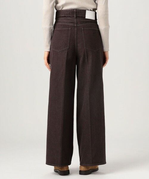 TOMORROWLAND / トゥモローランド デニムパンツ | ハードツイストデニム ワイドストレートパンツ | 詳細4