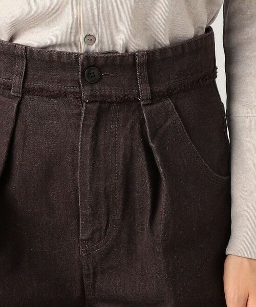 TOMORROWLAND / トゥモローランド デニムパンツ | ハードツイストデニム ワイドストレートパンツ | 詳細5