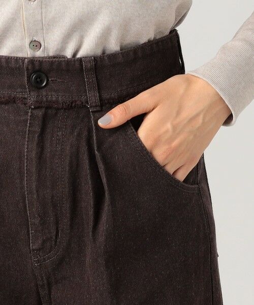 TOMORROWLAND / トゥモローランド デニムパンツ | ハードツイストデニム ワイドストレートパンツ | 詳細7