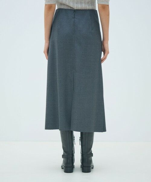 TOMORROWLAND / トゥモローランド ロング・マキシ丈スカート | ウールナチュラルストレッチ プリーツスカート | 詳細4