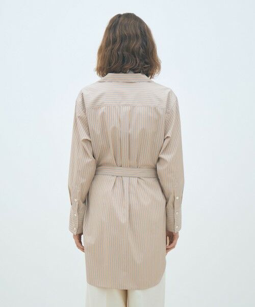 TOMORROWLAND / トゥモローランド チュニック | コットンブロード ベルト付きチュニックシャツ | 詳細4