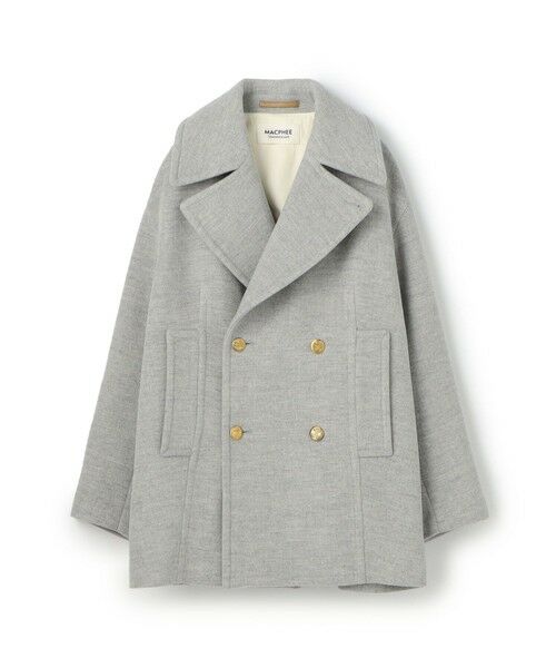 未使用に近い MACPHEE モヘヤメルトン Pコート 34 トゥモローランド 未使用に近い MACPHEE モヘヤメルトン Pコート 34 トゥモローランド 未