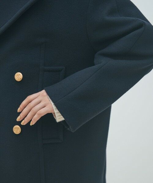 TOMORROWLAND / トゥモローランド ピーコート | メルトンビーバー Pコート | 詳細7