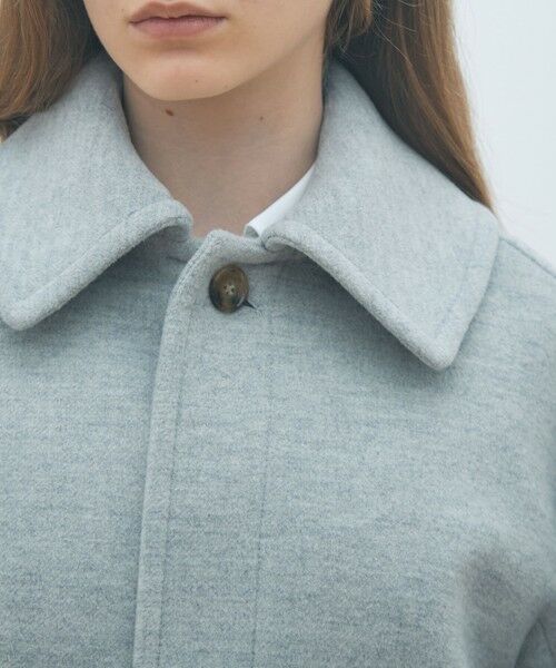 更に値下げしました‼️トゥモローランドショートコート(ライトブルー) メルトンビーバー ショートコート （その他アウター）｜TOMORROWLAND