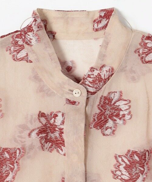 TOMORROWLAND / トゥモローランド シャツ・ブラウス（半袖以外） | カットフラワージャカード ボリュームボウタイブラウス | 詳細9
