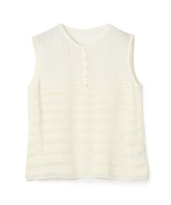 TOMORROWLAND / トゥモローランド シャツ・ブラウス | シルクシフォン ノースリーブブラウス