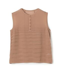 TOMORROWLAND / トゥモローランド シャツ・ブラウス | シルクシフォン ノースリーブブラウス