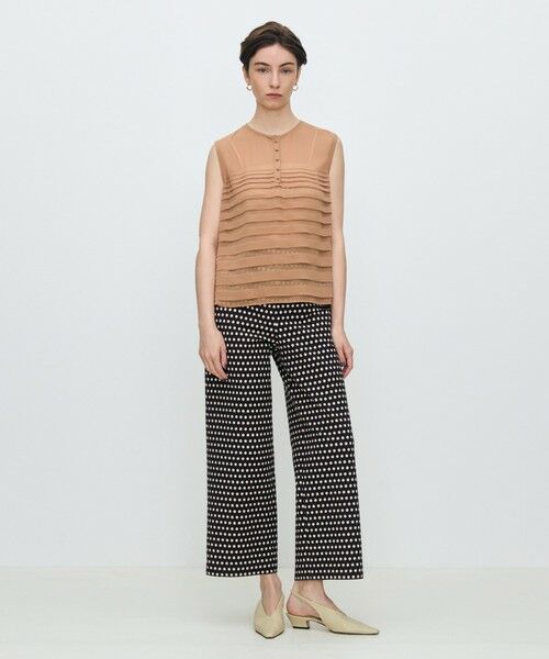 TOMORROWLAND / トゥモローランド シャツ・ブラウス | シルクシフォン ノースリーブブラウス | 詳細1