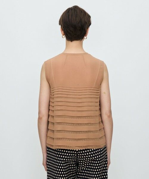 TOMORROWLAND / トゥモローランド シャツ・ブラウス | シルクシフォン ノースリーブブラウス | 詳細4