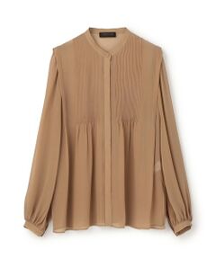 TOMORROWLAND / トゥモローランド シャツ・ブラウス（半袖以外） | シルクシフォン ピンタックブラウス
