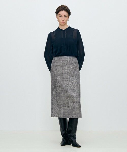 TOMORROWLAND / トゥモローランド シャツ・ブラウス（半袖以外） | シルクシフォン ピンタックブラウス | 詳細1