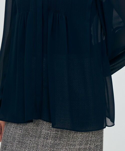 TOMORROWLAND / トゥモローランド シャツ・ブラウス（半袖以外） | シルクシフォン ピンタックブラウス | 詳細7