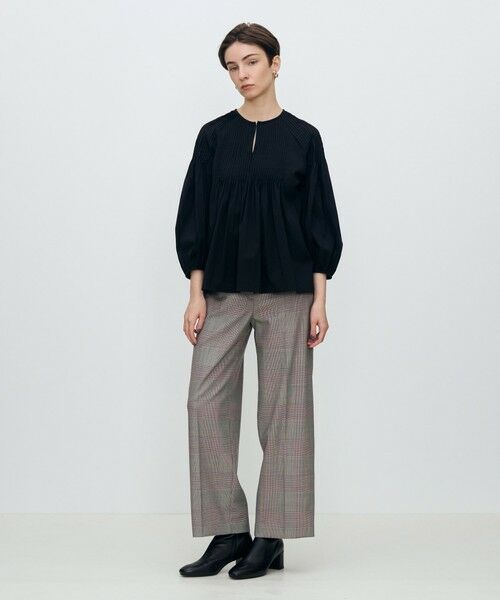 TOMORROWLAND / トゥモローランド シャツ・ブラウス（半袖以外） | ハイパワーストレッチブロード ピンタックブラウス | 詳細1