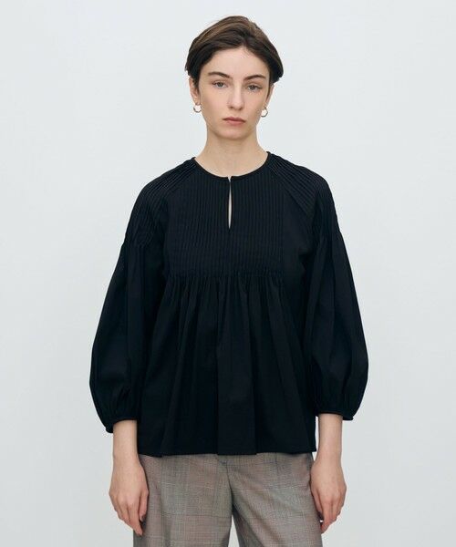 TOMORROWLAND / トゥモローランド シャツ・ブラウス（半袖以外） | ハイパワーストレッチブロード ピンタックブラウス | 詳細2