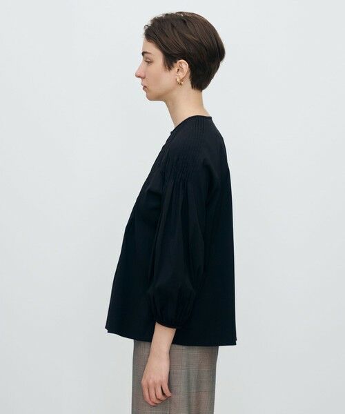 TOMORROWLAND / トゥモローランド シャツ・ブラウス（半袖以外） | ハイパワーストレッチブロード ピンタックブラウス | 詳細3