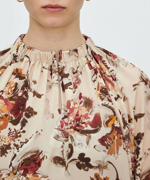 TOMORROWLAND / トゥモローランド シャツ・ブラウス（半袖以外） | オータムガーデンプリント ネックギャザーブラウス | 詳細5