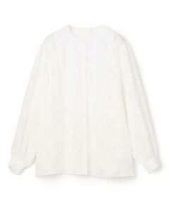 TOMORROWLAND / トゥモローランド シャツ・ブラウス（半袖以外） | レイヤーカットジャカード ボザムコンビブラウス