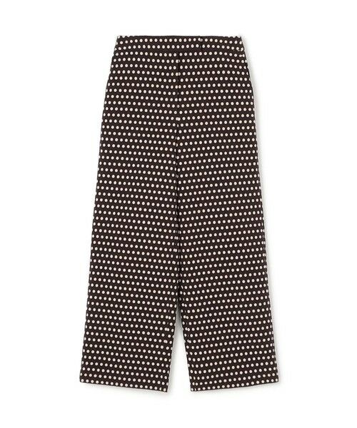 TOMORROWLAND/トゥモローランド スラブドット セミワイドパンツ 48 ダークブラウン系 34(7号) TOMORROWLAND/トゥモローランド スラブドット セミワイドパンツ 48 ダークブラウン系 34(7号)