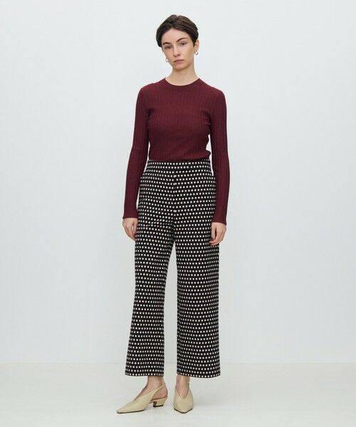 TOMORROWLAND / トゥモローランド その他パンツ | スラブドット セミワイドパンツ | 詳細1