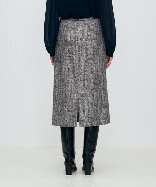 TOMORROWLAND / トゥモローランド ミニ・ひざ丈スカート | ロービングツイード セミタイトスカート | 詳細4