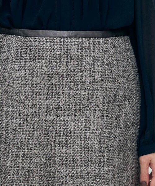 TOMORROWLAND / トゥモローランド ミニ・ひざ丈スカート | ロービングツイード セミタイトスカート | 詳細5