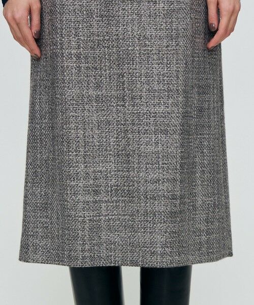 TOMORROWLAND / トゥモローランド ミニ・ひざ丈スカート | ロービングツイード セミタイトスカート | 詳細8