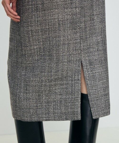 TOMORROWLAND / トゥモローランド ミニ・ひざ丈スカート | ロービングツイード セミタイトスカート | 詳細9