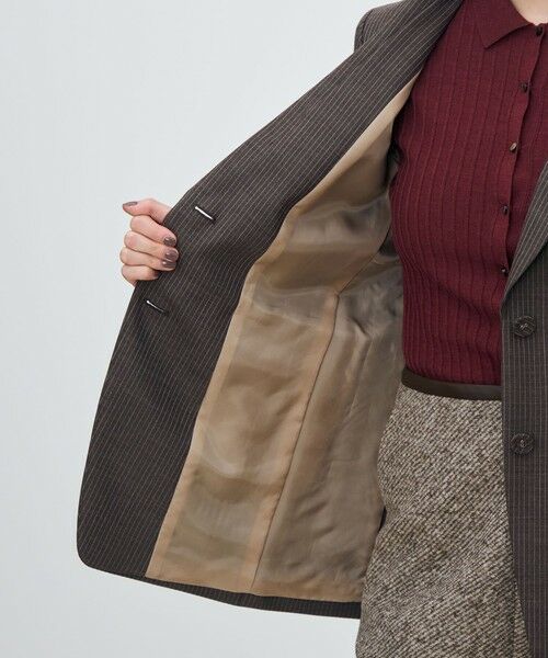 TOMORROWLAND / トゥモローランド テーラードジャケット | シングルトラックストライプ 2Bテーラードジャケット | 詳細5