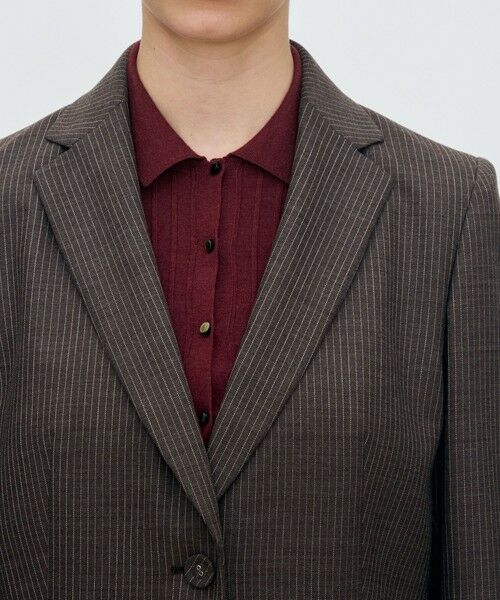 TOMORROWLAND / トゥモローランド テーラードジャケット | シングルトラックストライプ 2Bテーラードジャケット | 詳細6