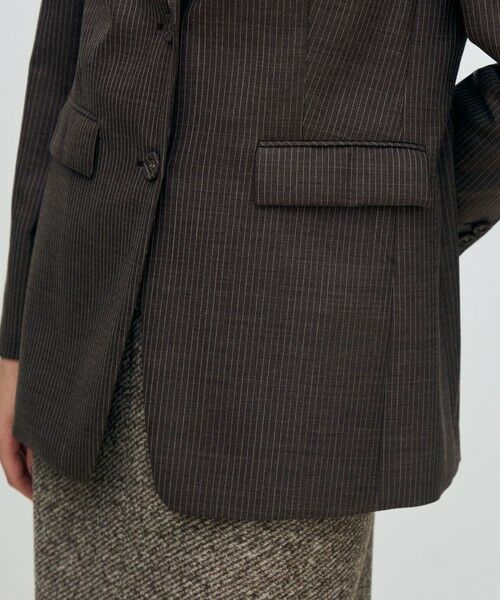 TOMORROWLAND / トゥモローランド テーラードジャケット | シングルトラックストライプ 2Bテーラードジャケット | 詳細9