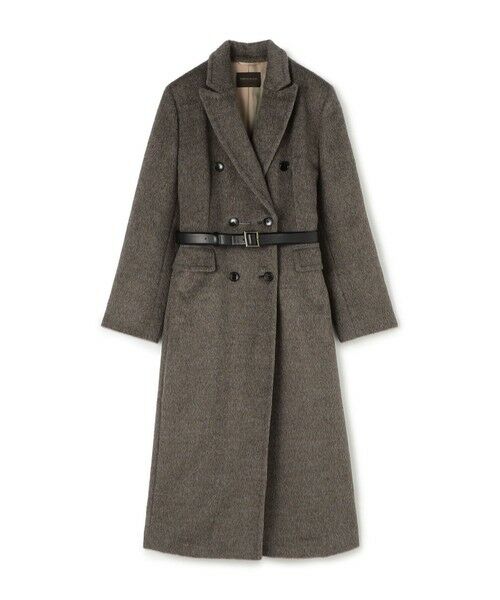 TOMORROWLAND/トゥモローランド ベビースーリー ベルテッドコート 49 ブラウン 36(9号) TOMORROWLAND/トゥモローランド ベビースーリー ベルテッドコート 49 ブラウン 36(9号)