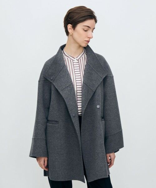 TOMORROWLAND / トゥモローランド その他アウター | スーパーダブルフェイス スタンドカラーコート | 詳細13