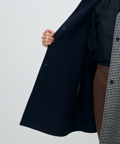 TOMORROWLAND / トゥモローランド ポンチョ | スーパーダブルフェイス リバーシブルマントコート | 詳細11