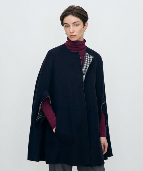 TOMORROWLAND / トゥモローランド ポンチョ | スーパーダブルフェイス リバーシブルマントコート | 詳細2