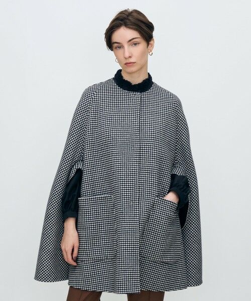 TOMORROWLAND / トゥモローランド ポンチョ | スーパーダブルフェイス リバーシブルマントコート | 詳細4