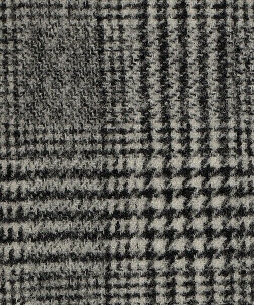 カシミヤグレンチェック ダブルブレストコート （ピーコート