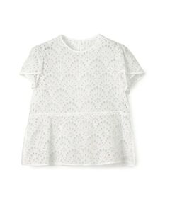 TOMORROWLAND / トゥモローランド シャツ・ブラウス | ピーコックエンブロイダリー ペタルスリーブブラウス