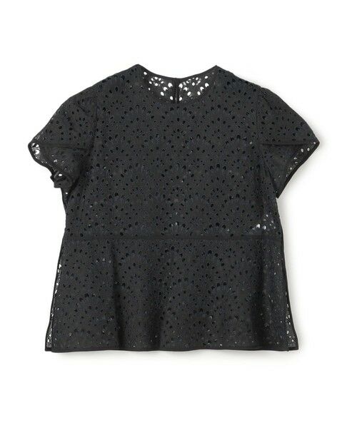 TOMORROWLAND / トゥモローランド シャツ・ブラウス | ピーコックエンブロイダリー ペタルスリーブブラウス(19 ブラック)