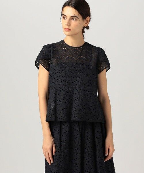 TOMORROWLAND / トゥモローランド シャツ・ブラウス | ピーコックエンブロイダリー ペタルスリーブブラウス | 詳細2