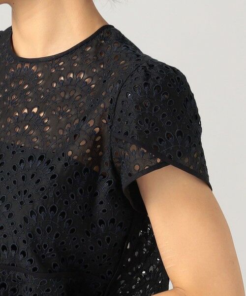 TOMORROWLAND / トゥモローランド シャツ・ブラウス | ピーコックエンブロイダリー ペタルスリーブブラウス | 詳細7