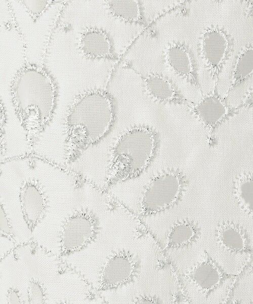 TOMORROWLAND / トゥモローランド ミニ・ひざ丈スカート | ピーコックエンブロイダリー コクーンスカート | 詳細9