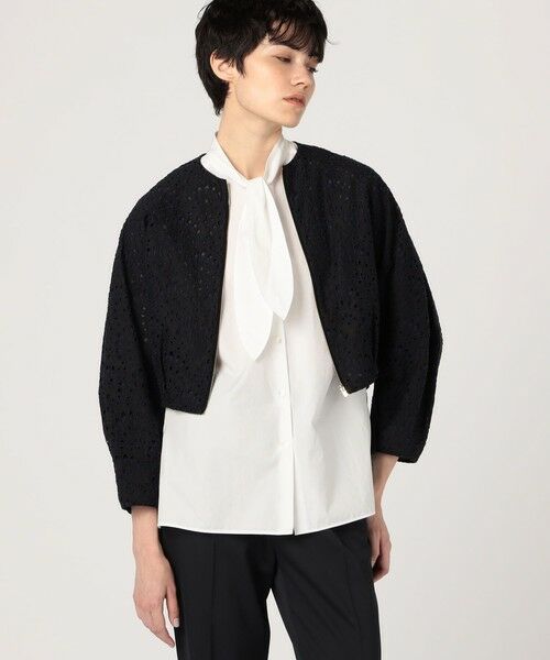 TOMORROWLAND / トゥモローランド ブルゾン | ピーコックエンブロイダリー ジップアップブルゾン | 詳細2